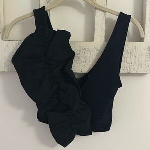 Zara Ruffle Crop Top